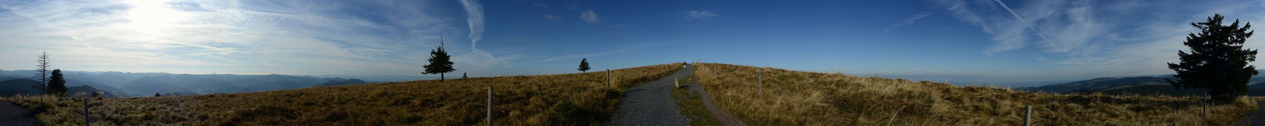 Bild: 360° am Belchengipfel